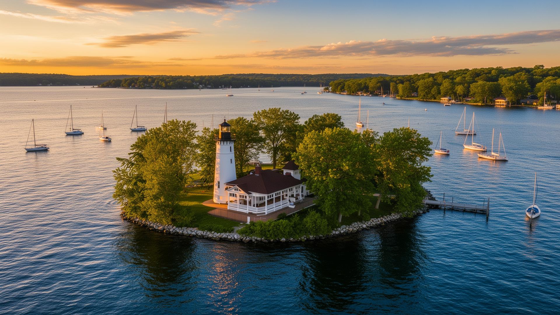 Lighthouse Island on Lake Minnetonka — Minnetonka Yacht Club